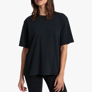 Askk NY Classic Boy Tee Black Women's T-Shirt Size Large